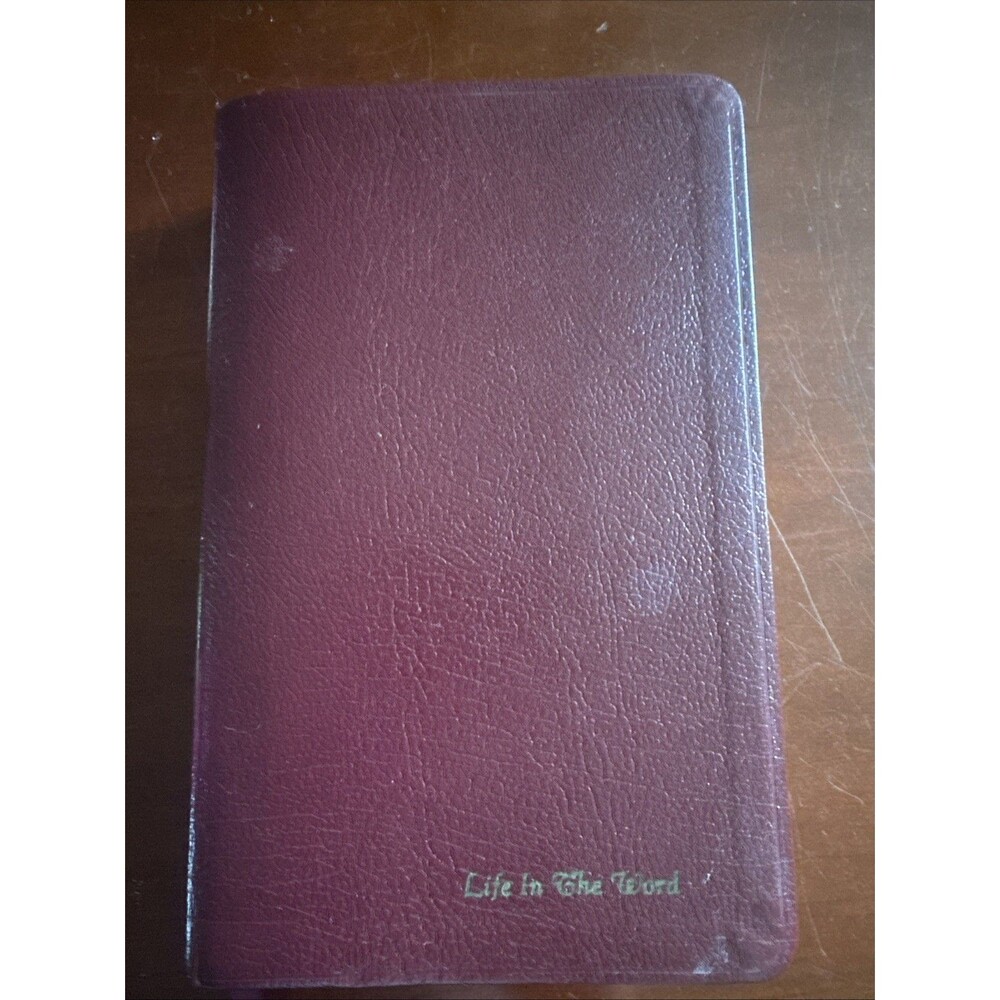 Zondervan 1987 Amplified Classic Bible Burgundy Bonded  Leather